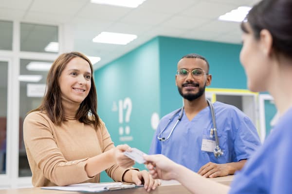 Image part 2 of a woman holding a clipboard
